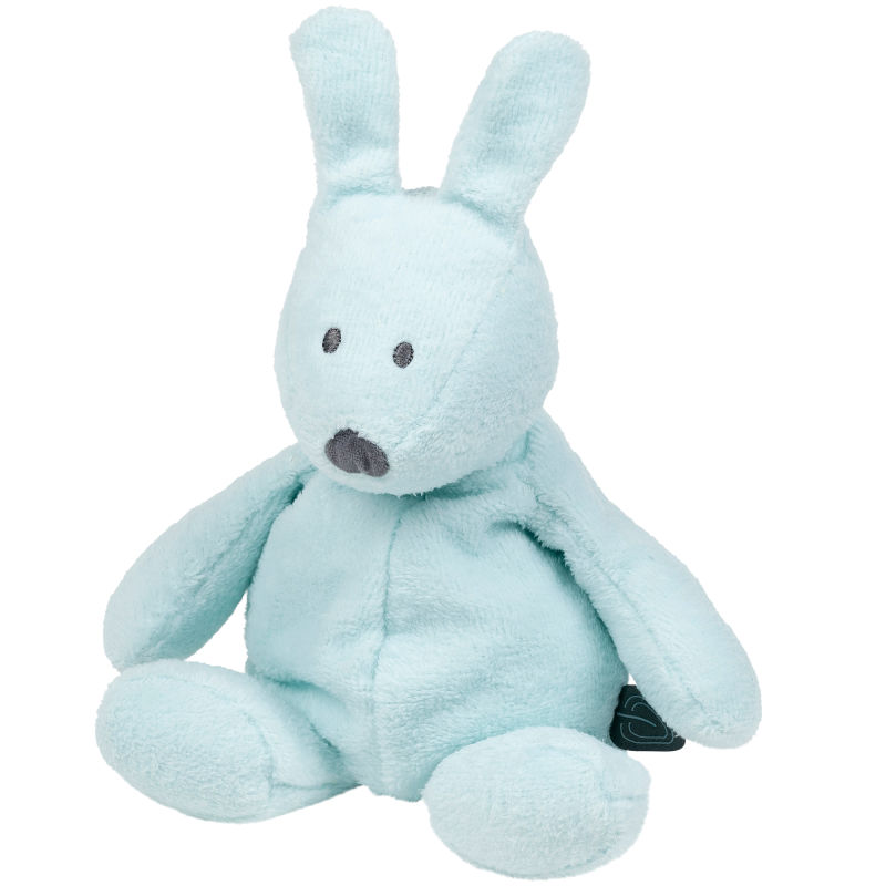  - susie et bonnie - peluche lapin éponge vert menthe 30 cm 